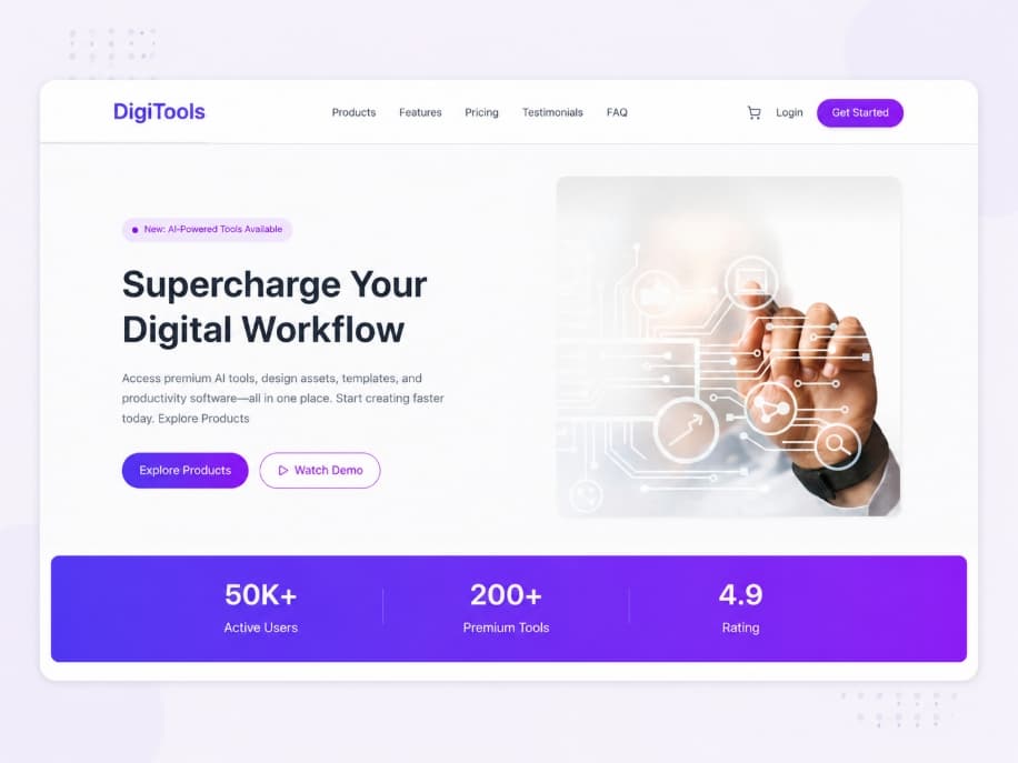 Digital Tools Buying Website